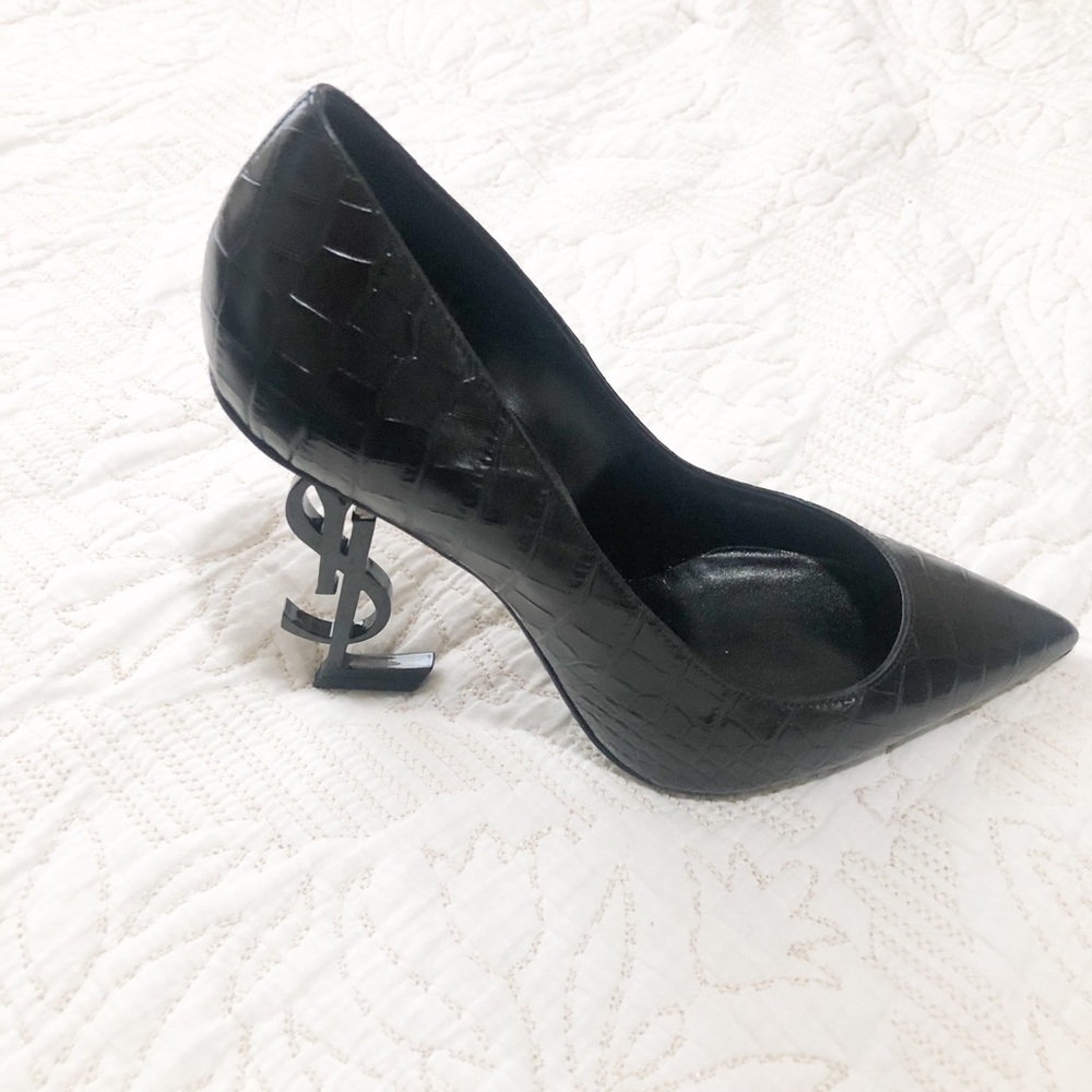 Opyum 110 ysl Heel Croc Leather